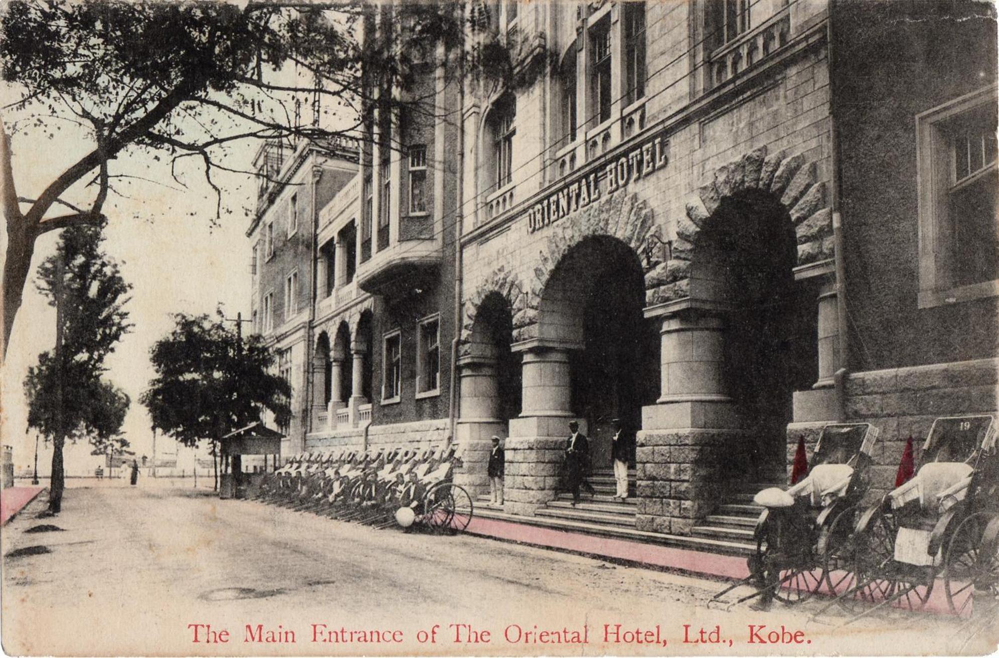 Oriental Hotel Кобе Екстериор снимка Oriental Hotel, Kobe, 1910s